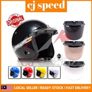 MS88 Helmet Original Topi Keledar Sirim 3 Button Helmet Visor Windshield Topi Motor Motosikal MS 88