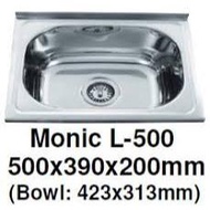 Monic L-500 Wallmount Kitchen Sink