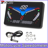 RYSJM | Universal Motorcycle Meter GPS Speedometer Digital Odometer Instrument Multi-function Trip O