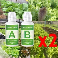 🥦เพิ่มผลผลิต2000%🥬 ปุ๋ย ab ไฮโดรโปนิกส์ (2ขวด)สัดส่วนทางวิทยาศาสตร์ ดูดซึมรวดเร็ว ปุ๋ยน้ำ ab เข้มข้น
