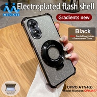 Case OPPO A17 Soft Case Ring Stand Integrated Drop-proof Phone Cover For OPPO CPH2477