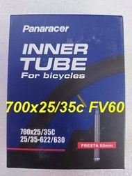 ยางในจักรยาน 700x25/35c FV60 Panaracer INNER TUBE for bicycle 622/630 จักรยาน เสือหมอบ ทัวริ่ง คุณภาพดี ส่งเร็ว ThaiLand