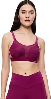 Triaction Extreme Lite N Sports Bra, Dark Wine, 36DDD