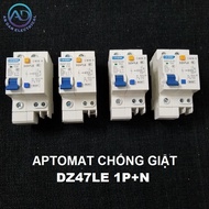 Automatic anti-shock circuit breaker DZ47LE 3P+N 32A 63A, DZ47LE 1P+N 20A, DZ47-63 1P 25A 40A