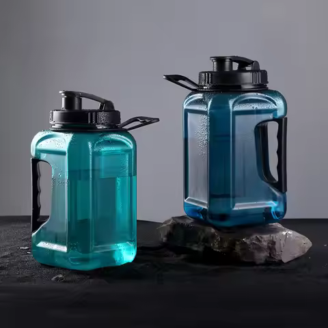 Outdoor Travel Sports GYM BPA Free Portable Leak-proof Kettle Water Bottle 2 Liters For Man ​Plastic