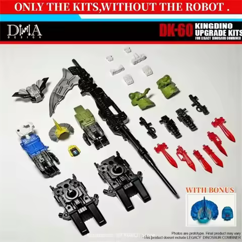 [IN STOCK With Bonus] DNA Design DNA DK-60 DK60 Upgrade Kit For Legacy Dinosaur Combiner