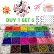 <local>3mm Bracelet Making Kit Glass Beads Beading Kits Seed Beads Set Letter Beads Alphabet Beads
