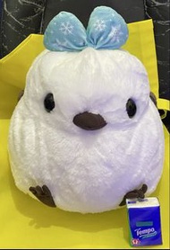 日本北海道 銀喉 長尾山雀 雪之妖精 shimaenaga 冬季 雪花 蝴蝶結 公仔
