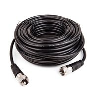 STEREN RG8X Coaxial Cable 50 ft, CB Coax Cable with PL259 UHF Connectors, Male to Male Low Loss 50 O