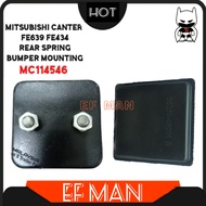 MITSUBISHI CANTER FE639 SPRING HELPER BUMPER MC114546 STOPPER MOUNTING LORI SPARE PARTS LORRY CHROME