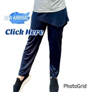 seluar skirt sukan muslimah new