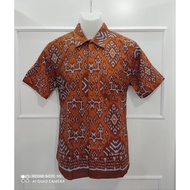 Baju Kemeja Lelaki Cotton Printed Batik