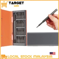 25 In 1 Multi-Tool Precision Screwdriver Set Aluminium Repair Kit Alat Pembaikan Multipurpose Pelbag