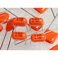 Philips MKT 0.022uf 223 22nf 100v Metal Film Capacitor