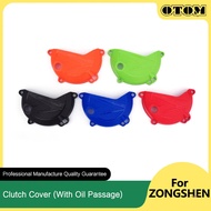 OTOM ZS177MM ZS182MN Motorcycle Clutch Cover Case Protection Guard With Oil Channel For ZONGSHEN NC2