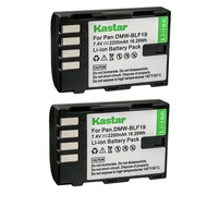 Kastar 2-Pack DMW-BLF19 Battery 7.4V 2200mAh Replacement for Panasonic Lumix DC-GH5, Lumix DC-GH5S, 