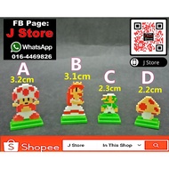 Super Mario pixel 2D tiny figure ( J Store )