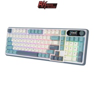 คีย์บอร์ดเกมมิ่ง RK ROYAL KLUDGE S98 gaming keyboard Light Cloud Brown Switch