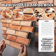Eco-Friendly 3D Brick Wall Sticker Self-Adhesive Waterproof PVC Wallpaper for Living Room Bedroom Of