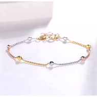 925S Silver Tricolor Bracelet S925银三色手链