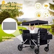 All Weather Mat for Wonderfold Wagon W4/ W2 Models 33.5 × 20.5 × 0.9 Inch Stroller Wagon Mat Waterproof Silicone Stroller Wagon Floor Mat Protects Wagon from Direct SHOPSKC3916