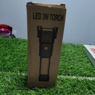 LED 3W EMERGENCY TORCH 4 IN 1