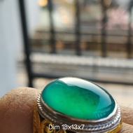 Batu bacan majiko tanah hitam sisa coklat