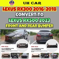 (RX300 To RX500) Lexus Rx300 2016-2018 Convert Rx500 2023 Front Rear Bumper Grill Bodykit Skirt Skir