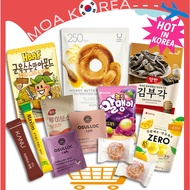 ◀MOA's PICK▶ Korea Best Snack Starter Pack/HBAF Delight Project Seaweed Snack Kanu Maxim OSULLOC Tea