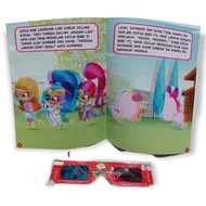 BUKU CERITA ANAK SERU + KACAMATA 3D JADUL DARI KERTAS