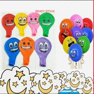 ! Jumbo BALLOONS (2,8gr) / LATEX SMILE BALLOONS / JUMBO EMOTICON BALLOONS / MIX COLOR BALLOONS