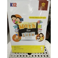 ■❡Math for Life Teacher's Manual Grade 1,2,3,4,5,6 per book