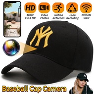 1080P Full HD Wireless WIFI Mini Camera Baseball Cap Camera Sports Outdoor Camera Bike Ride Recorder Support Remote View Hat Cam