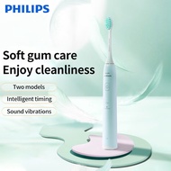 Philips Electric Toothbrush Sonic Vibration Toothbrush Long Battery Life USB Charging Whitening Cleaning Teeth 2-minute Timed 2-speed Mode Teeth DuPont Bristles Toothbrush HX2422