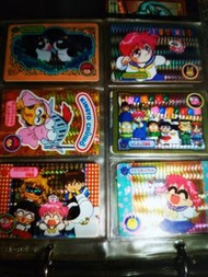 娛樂金魚眼 閃卡 85-90 6張一套  1992年 日版