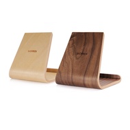 SAMDI Portable Birch Wooden Phone Tablet Stand Holder Dock Station Cradle for iPhone10 8 7 Plus iPad