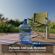 Easy to Carry 5 Gallon Water Jug Food-Grade Material 5 Gallon Water Bottle Safe for Office, Camping,
