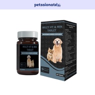 Multivitamin & Mineral 60 Tablets For Dogs & Cats (Contains Colostrum)