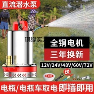 Dc submersible pump12V24V48V60V72V Household Water Pump Irrigation Agricultural Watering Electric Ve