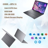 Dell xps 13 - i5 8th gen/8gb ram/256gb ssd