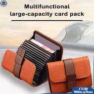 Card Holder 18 Slots RFID Blocking Anti-Magnetic ID Card Organizer 2 In 1 Multi-Card Case
