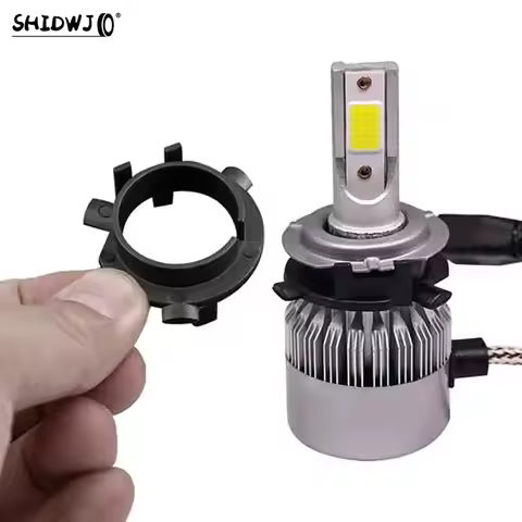 1pcs L02 LED Headlight Holder With Opening H7 LED Headlight Car Bulb Holder Adapters Retainers Acces