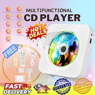 CD Player Portable Wall Mounted CD Player Bluetooth CD Music Player With Speaker CD and DVD Player w