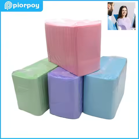 PIORPOY Dental Clean Bib Pad Disposable Bibs Table Covers Clean Patient Dental Napkins Tattoo Access