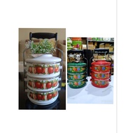Vintage thick stainless steel food container 314 layers 3