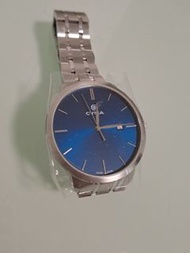 CYMA 藍寶石鋼帶手錶 #sapphire #quartz #watch #swiss