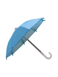 1入迷你摩托車款式遮陽傘，玩具傘藝術裝飾傘，配送自行車手機支架小傘