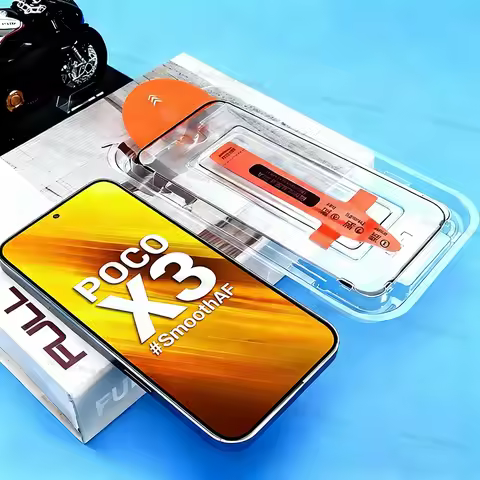 Dust Free Easy Install Glass For Xiaomi Poco X3 NFC Screen Protector Xiaomi Poco X3 NFC Tempered Gla