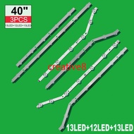 3 PCs 76cm LED backlight 12/13eds for Sam Sung 40' '39 "TV un40h5003 d3ge 400sma R2 2013svs40 39 T2 