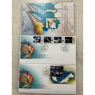 5 Islands & Reefs in the South Sea 2005 - Stamp and Miniature Sheet MS on First Day Cover FDC